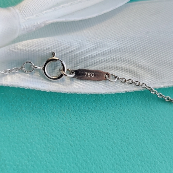 18k pearl diamond necklace - Picture 6 of 10